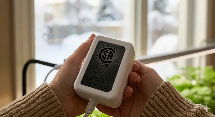 how to set up grow lights safely