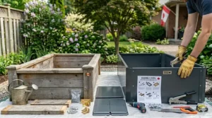 Easy assembly comparison for metal raised beds vs wood kits available in Canada.