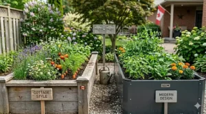 Eco-friendly gardening in Canada: comparing long-lasting metal raised beds vs sustainably sourced wood.