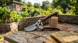 Stainless steel bypass pruners for healthy shrubs | Sécateur à lames franches pour tailler les arbustes